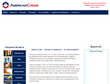 Tablet Screenshot of americanchemie.com